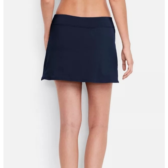 Lands’ End Women's SwimMini Skirt black, size 12 - Picture 5 of 11